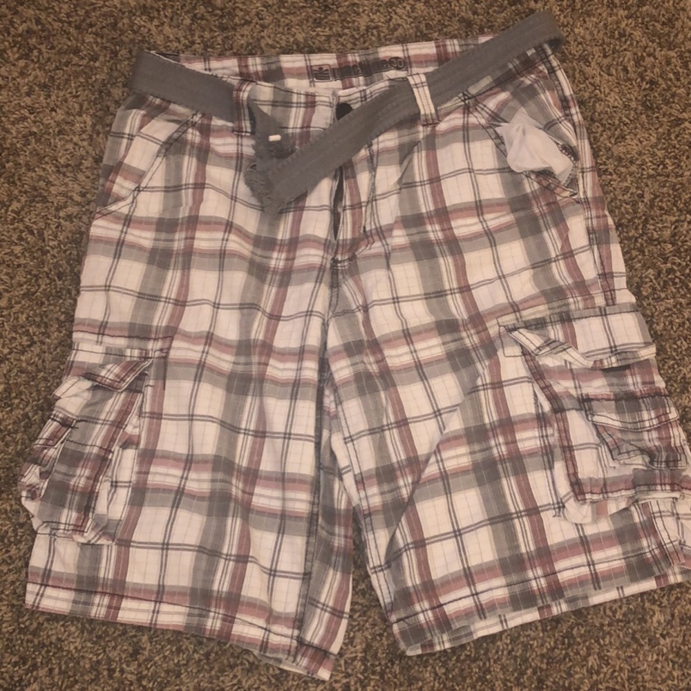 Plaid shorts